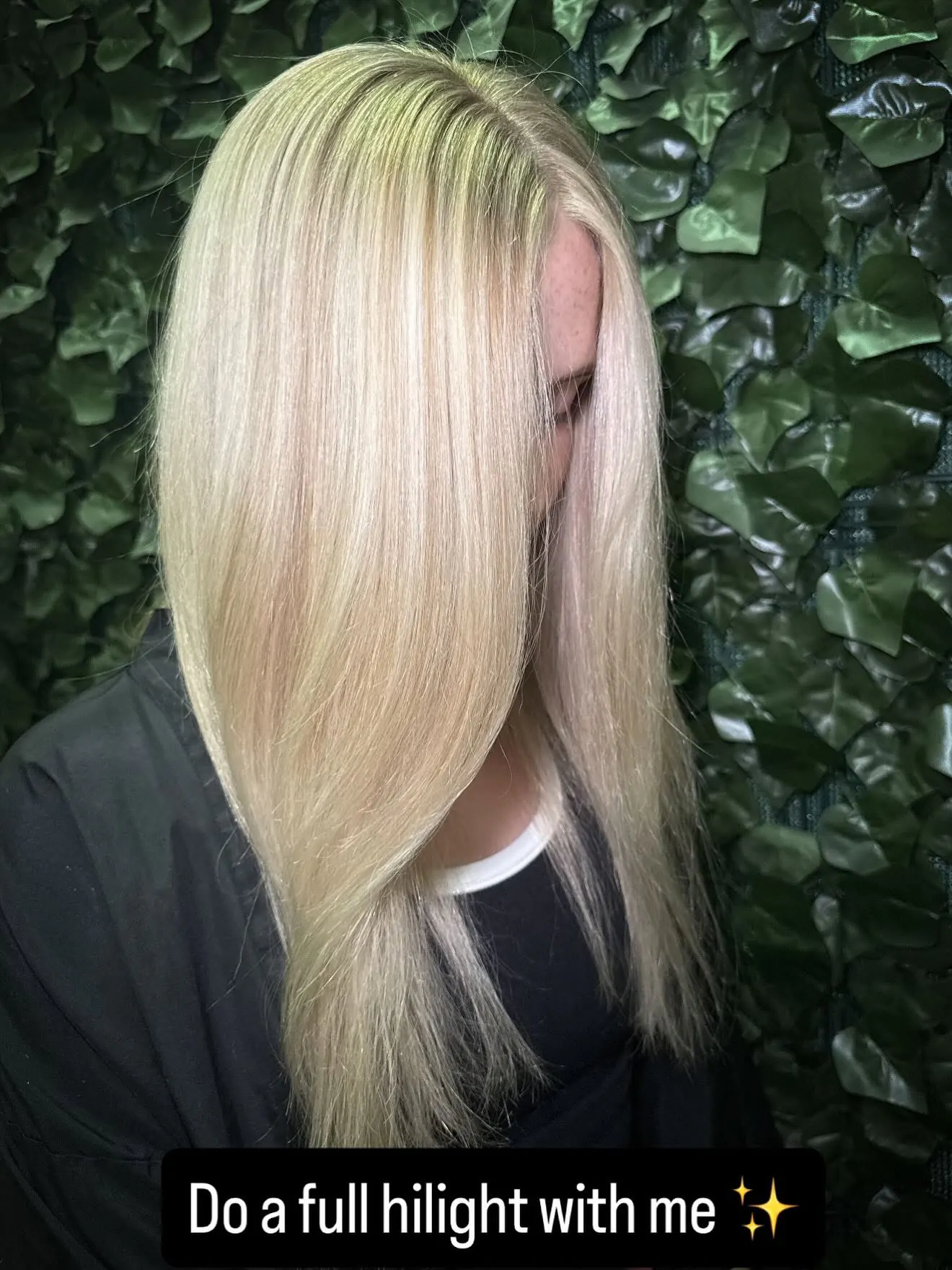 Do a full hilight with me — bright platinum through the lengths — Cosmetology by Cami, Hammond, Louisiana