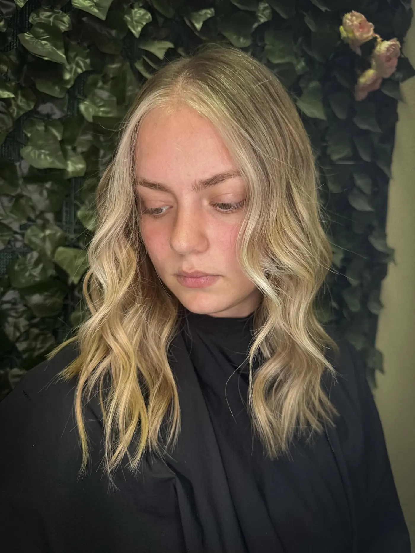 A softer, lived-in blonde with a shadowed root so grow-out stays easy — Cosmetology by Cami, Hammond, Louisiana