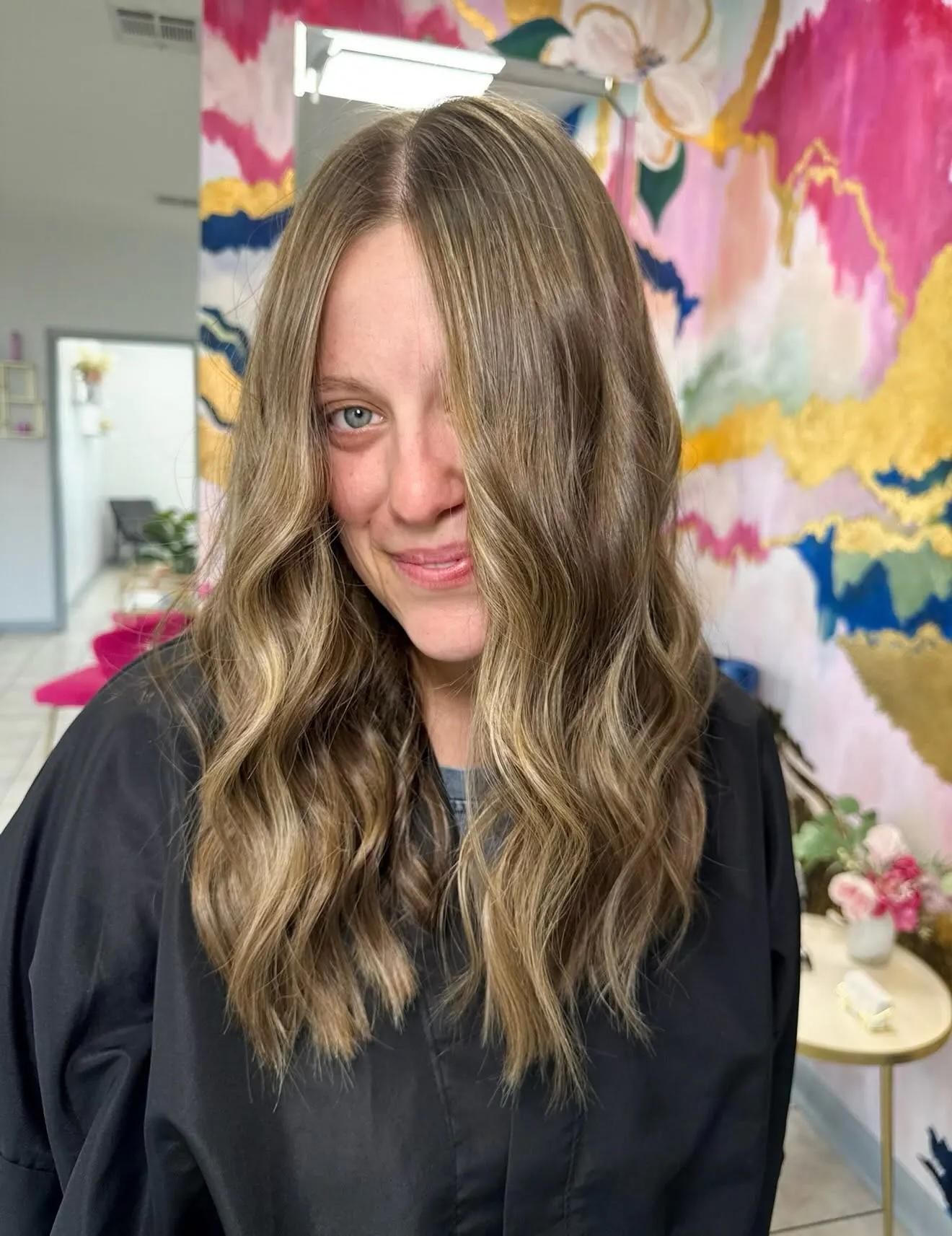 Warm bronde with relaxed waves — Cosmetology by Cami, Hammond, Louisiana